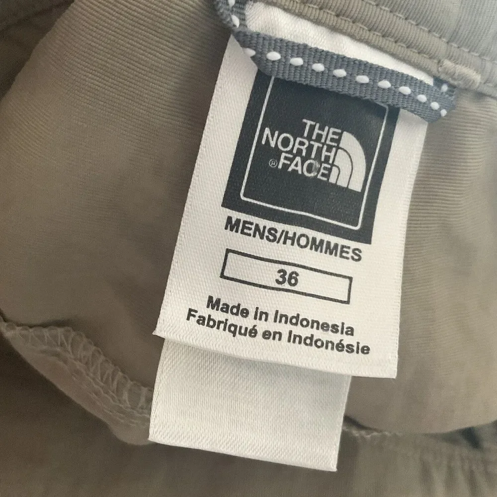 The North Face‎ Mens Gray Nylon Hiking Outdoors Fishing Straight Pants Size  36