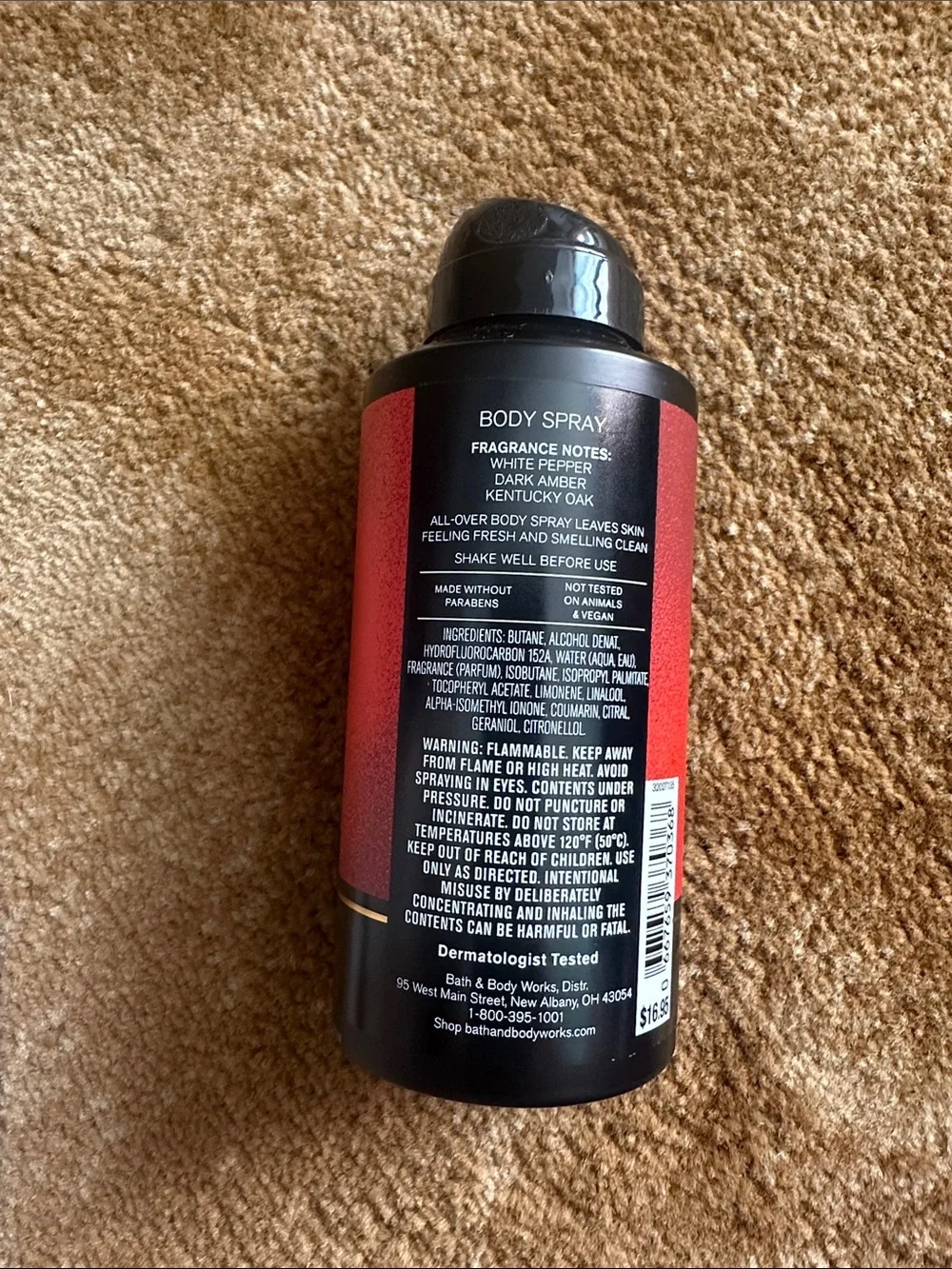 Bath & Body Works masculine body