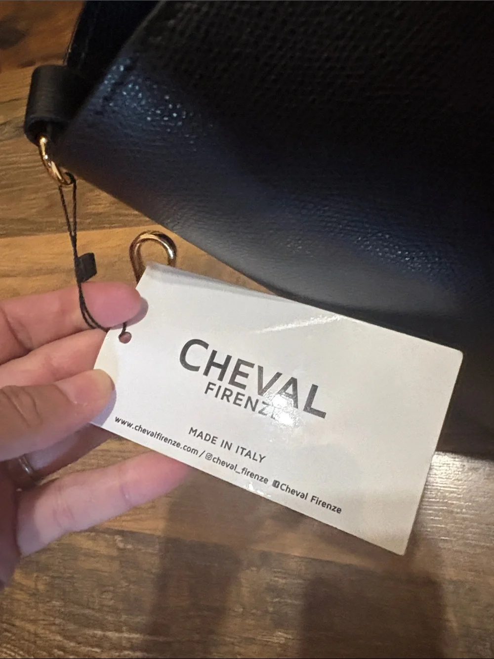 Cheval Firenze black structured