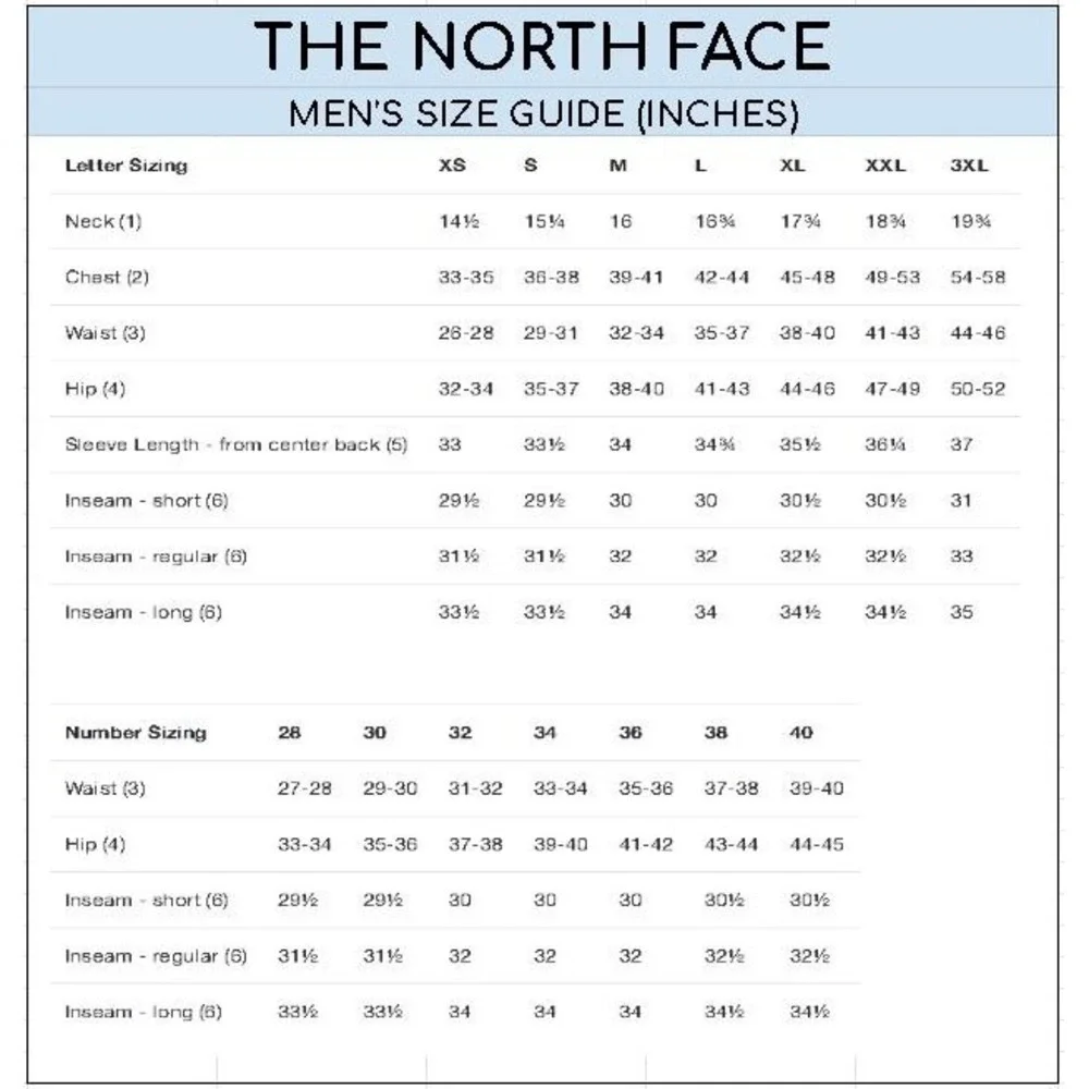 The North Face allows lined front