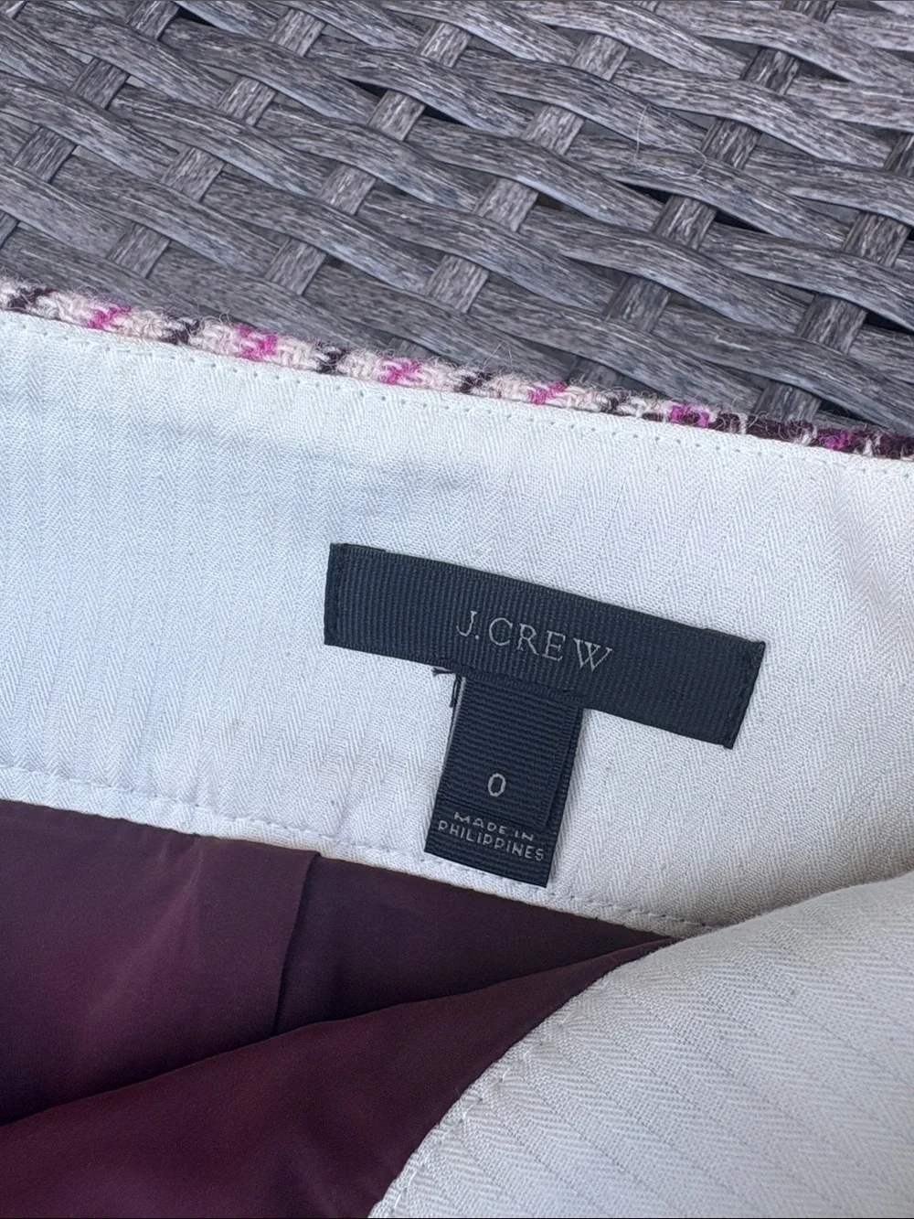J. Crew chic houndstooth