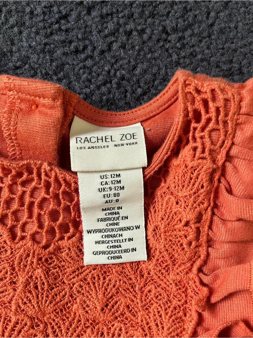 Rachel Zoe delicate crochet