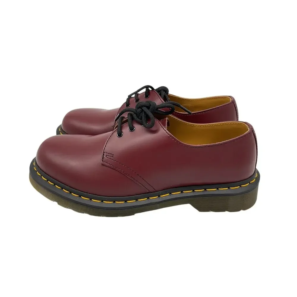 Dr. Martens burgundy leather