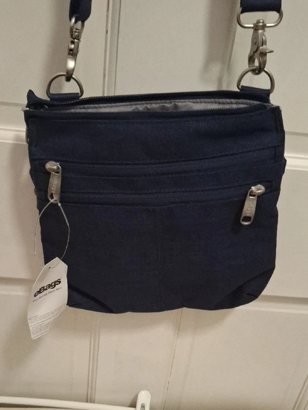 Ebags navy crossbody