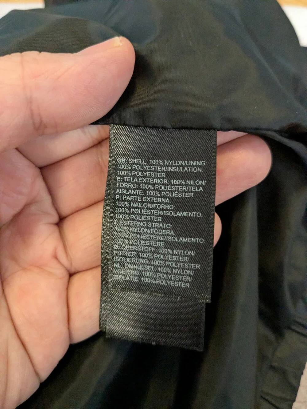 The North Face face black