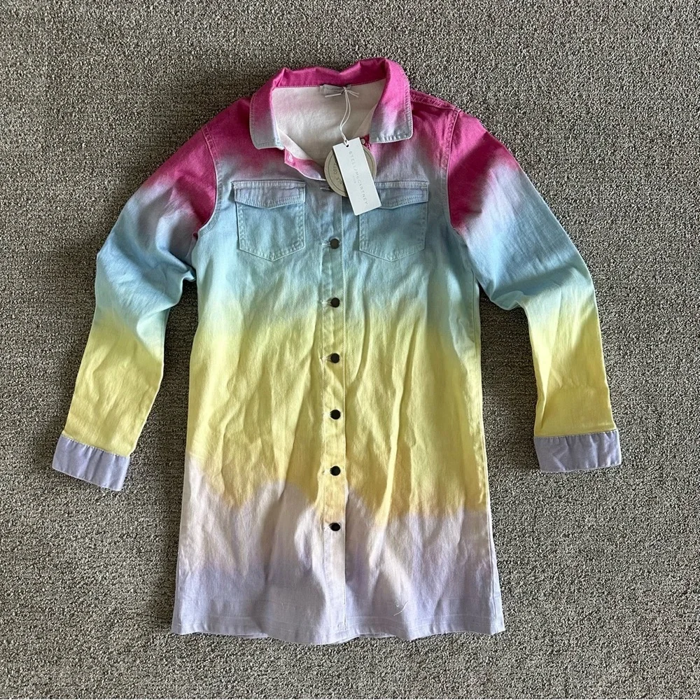Stella McCartney Kids‎ Tie Dye Shirt Dress Size 14+