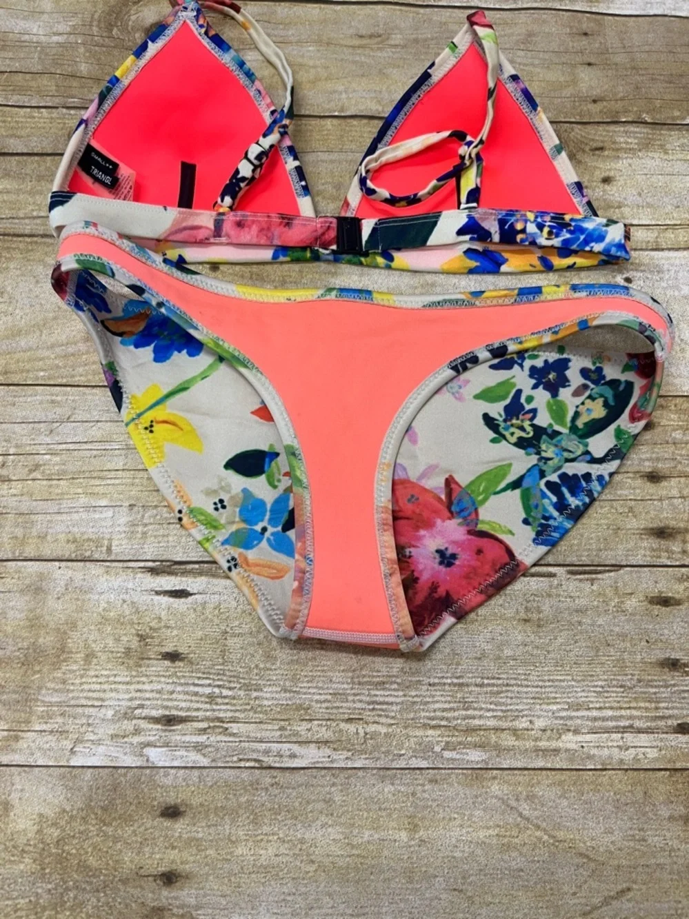 triangl swimwear blue coral