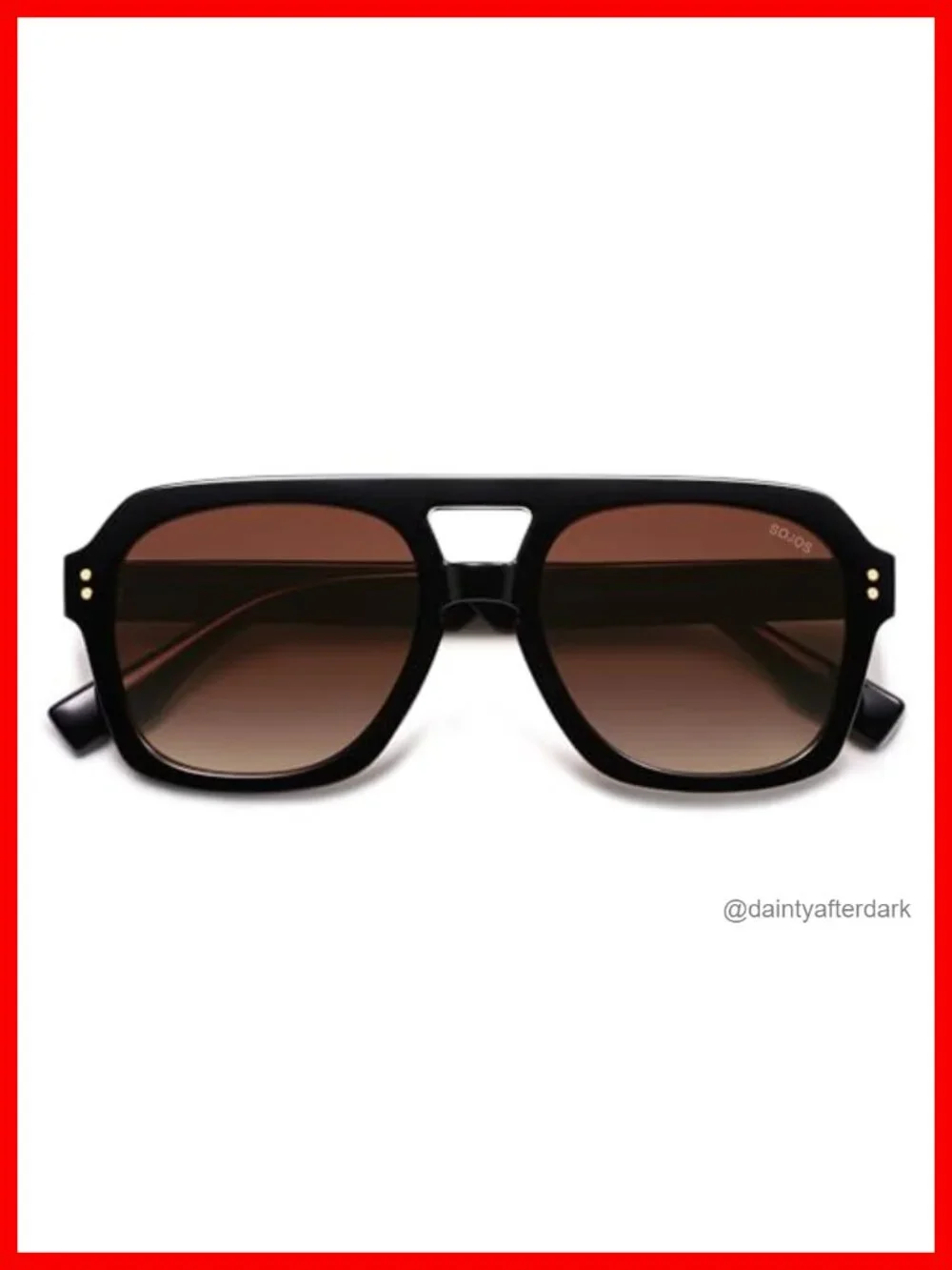 Retro Thick Polarized Aviator Sunglasses for Women Men, Large Pilot Shades