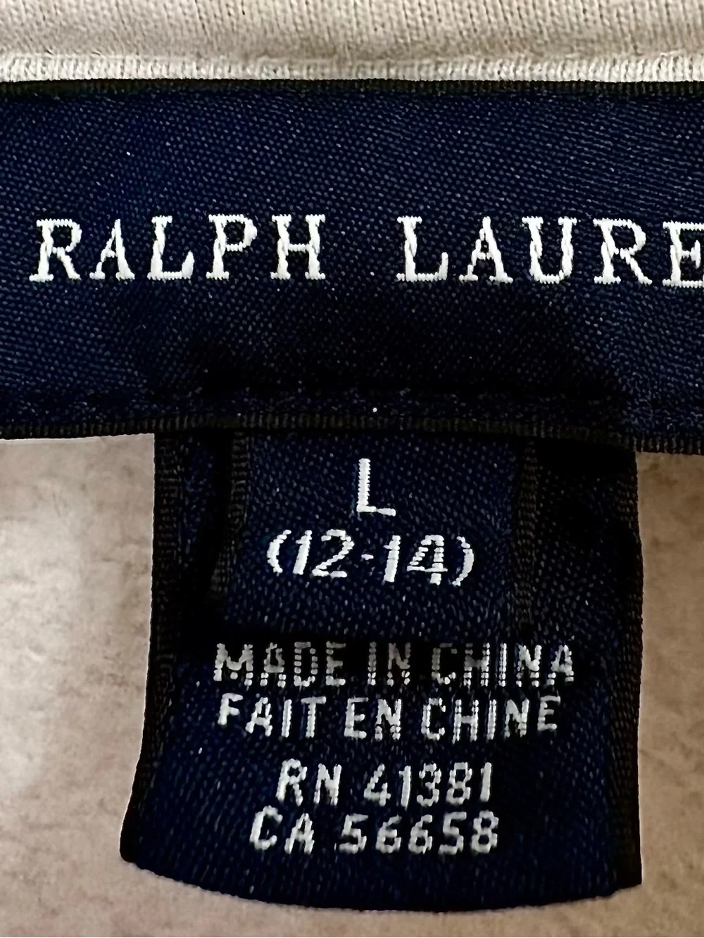 Ralph Lauren cream crewneck