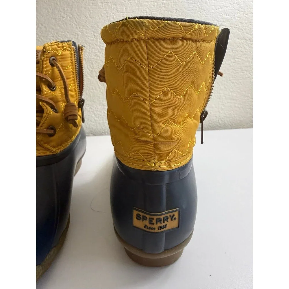 Sperry yellow navy