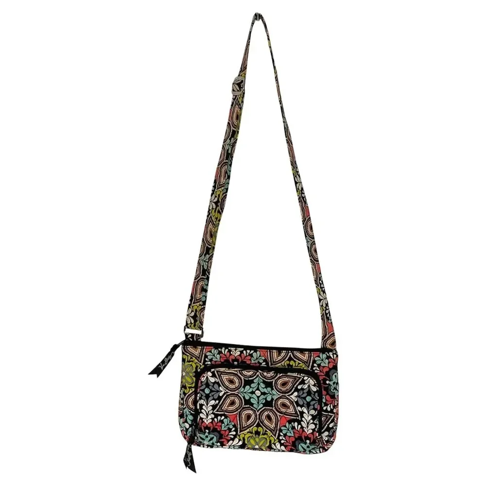 Vera Bradley Sierra Pierre Hipster Crossbody Purse Southwestern Paisley Boho