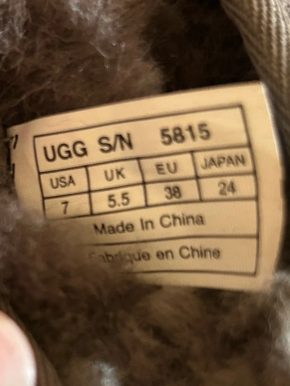UGG classic smoke