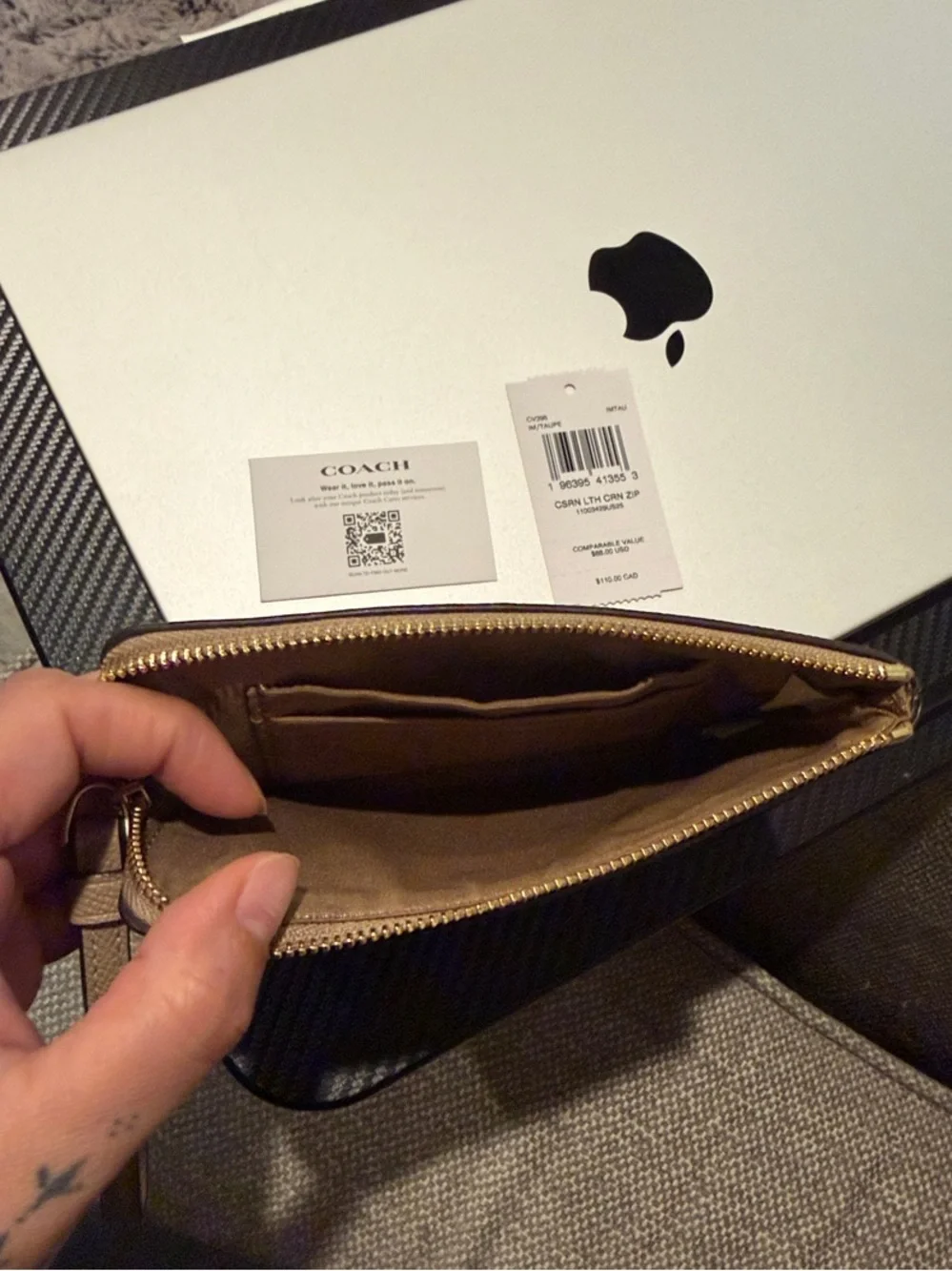 Coach compact wristlet
