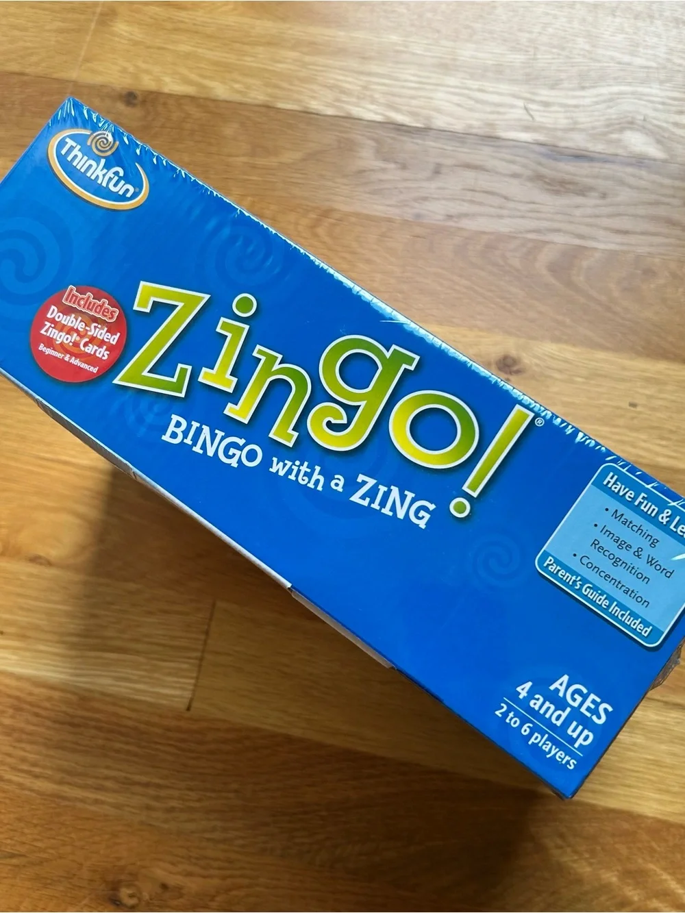 NEW! ThinkFun Zingo! Bingo Game - age 4+ for 2 to 6 players - family game night!