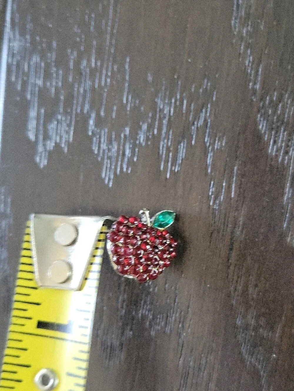 Assorted Enamel Pin Lot - Red Apple, American Flag, Clover & Berry