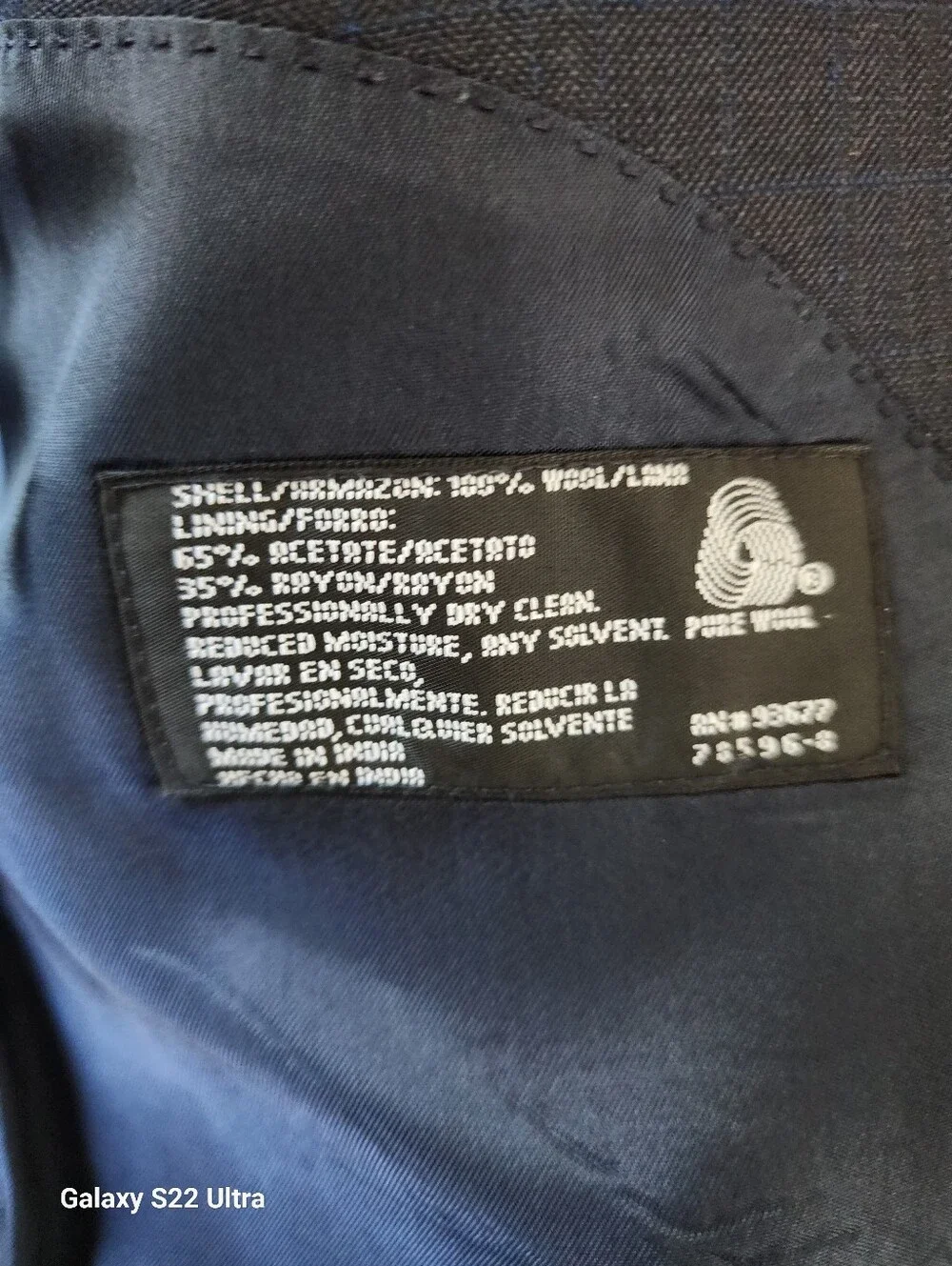 Stafford classic navy