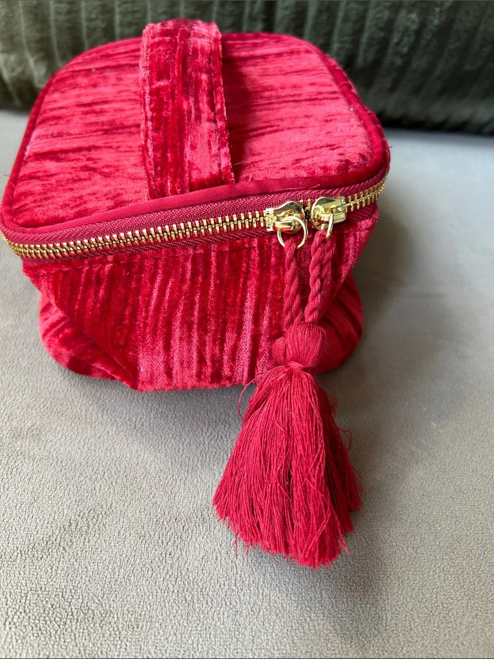 Sezane plush velvet