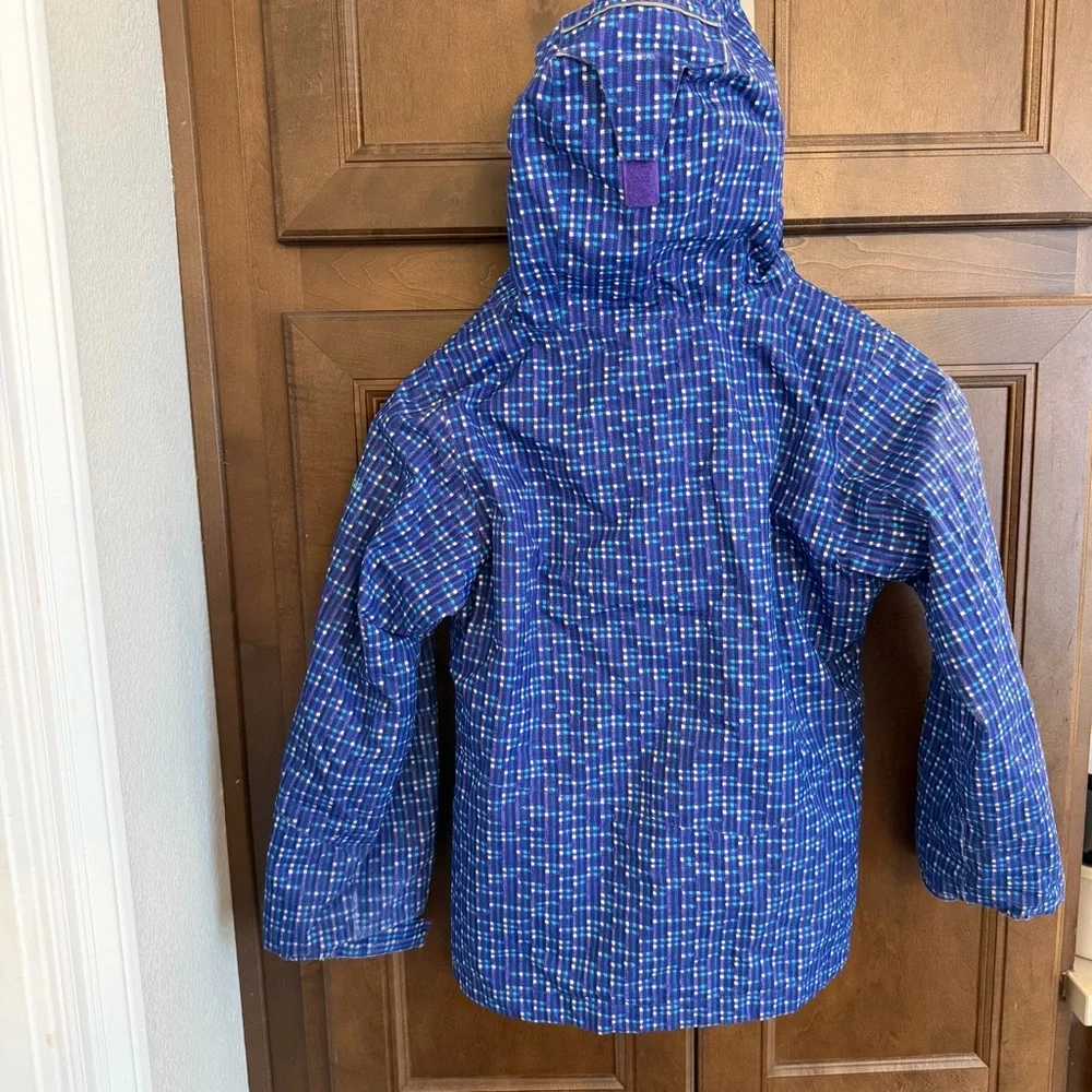 Columbia Blue and White Patterned Jacket