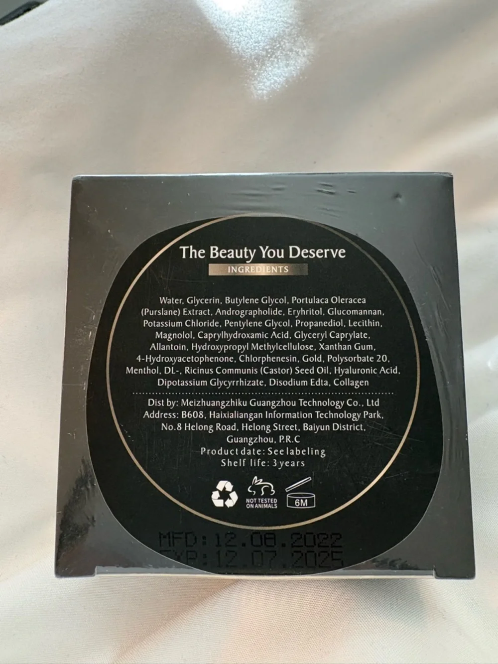 The Beauty You Deserve 24k gold