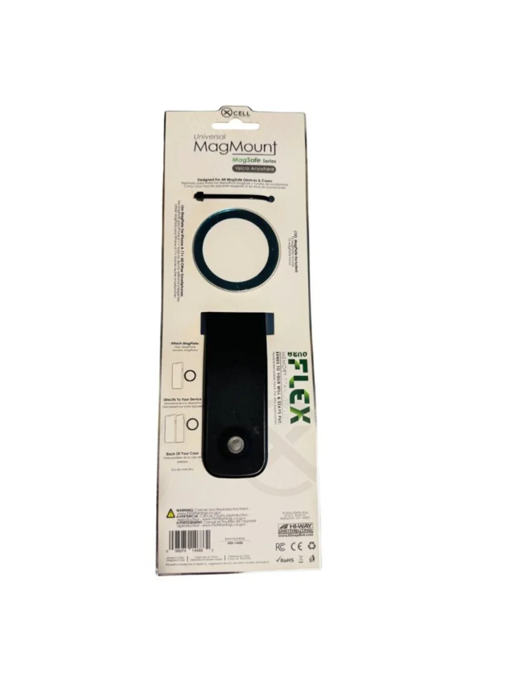 Xcell Universal MagMount DuraFlex Series Windshield Dash Magnetic Phone Mount