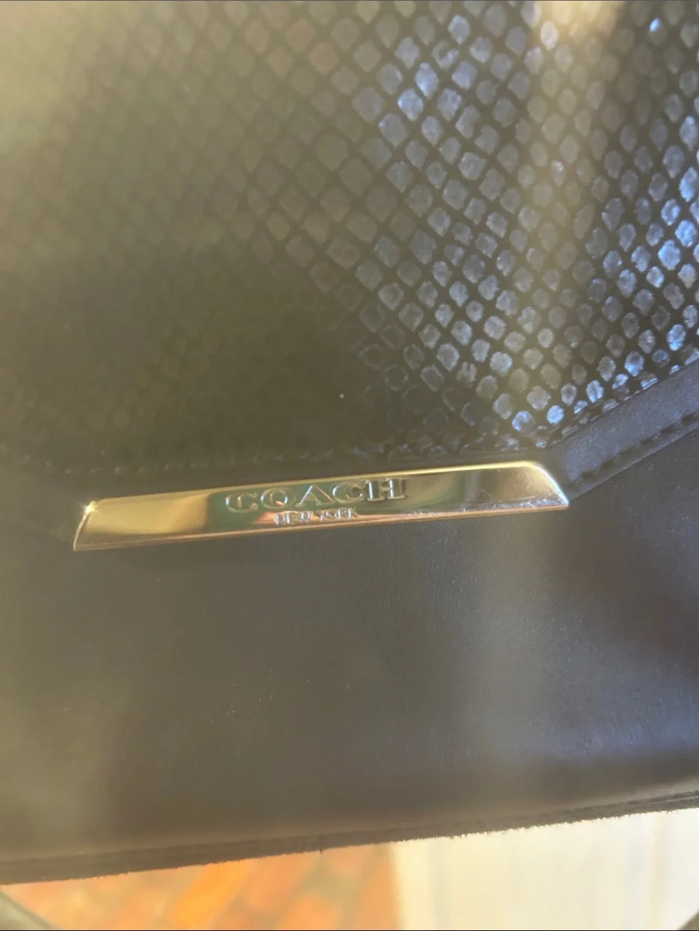 Coach elegant black