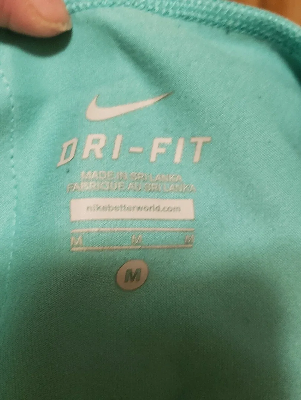 NIKE Dri-Fit Recycled Fabric Capri Leggings Med Sustainable Activewear