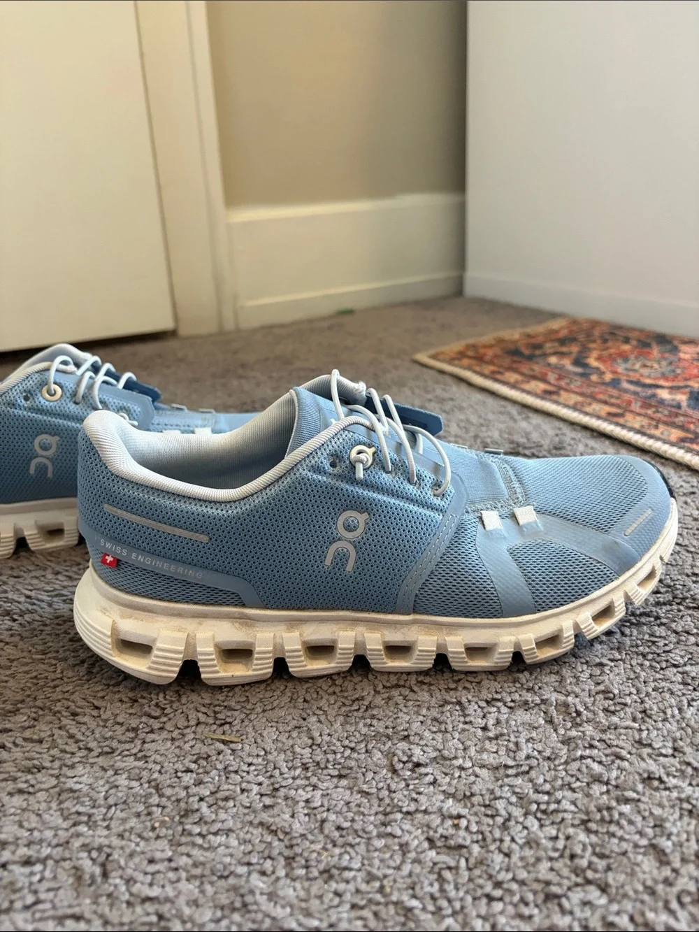 On Clouds light blue