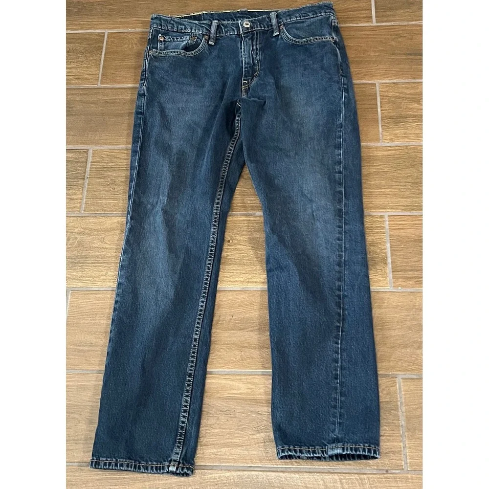 Levis 511 Slim Fit Dark Wash Denim Jeans Mens W32 L30 Blue 04511-4307