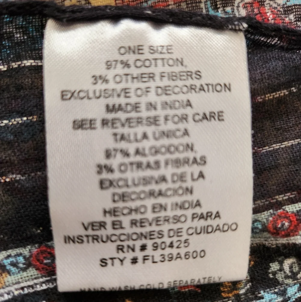N/A colorful paisley