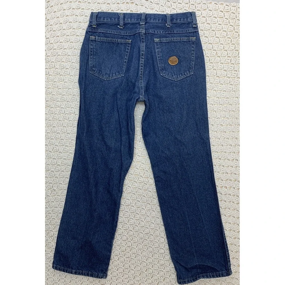 Red Kap Jeans Mens Tag 34x30 Approx 31x29‎ Blue Denim 5-Pocket's Cotton Workwear