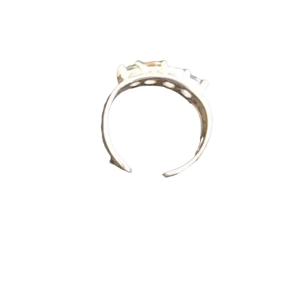 Sterling Silver Gemstone Toe Ring add splash