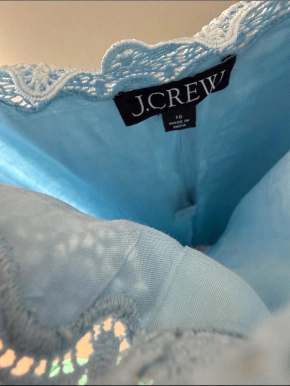 J. Crew ice blue