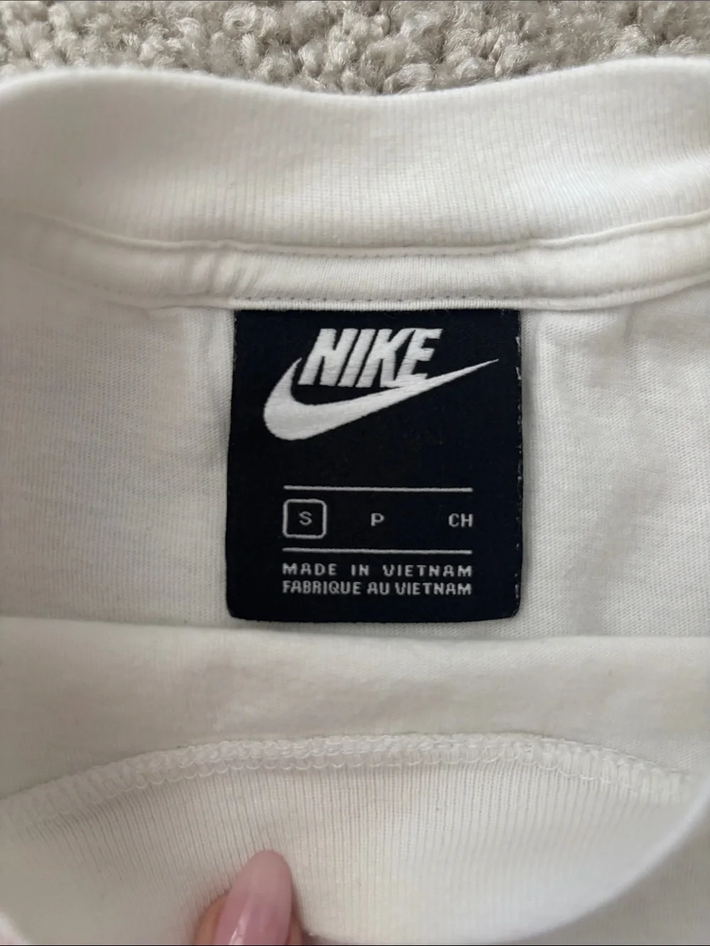 Nike white short