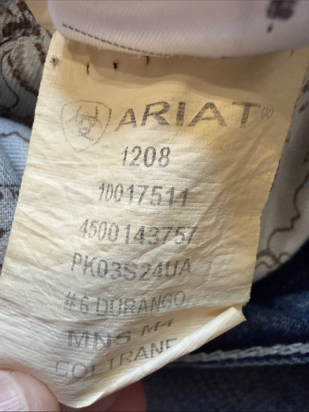Ariat men m4