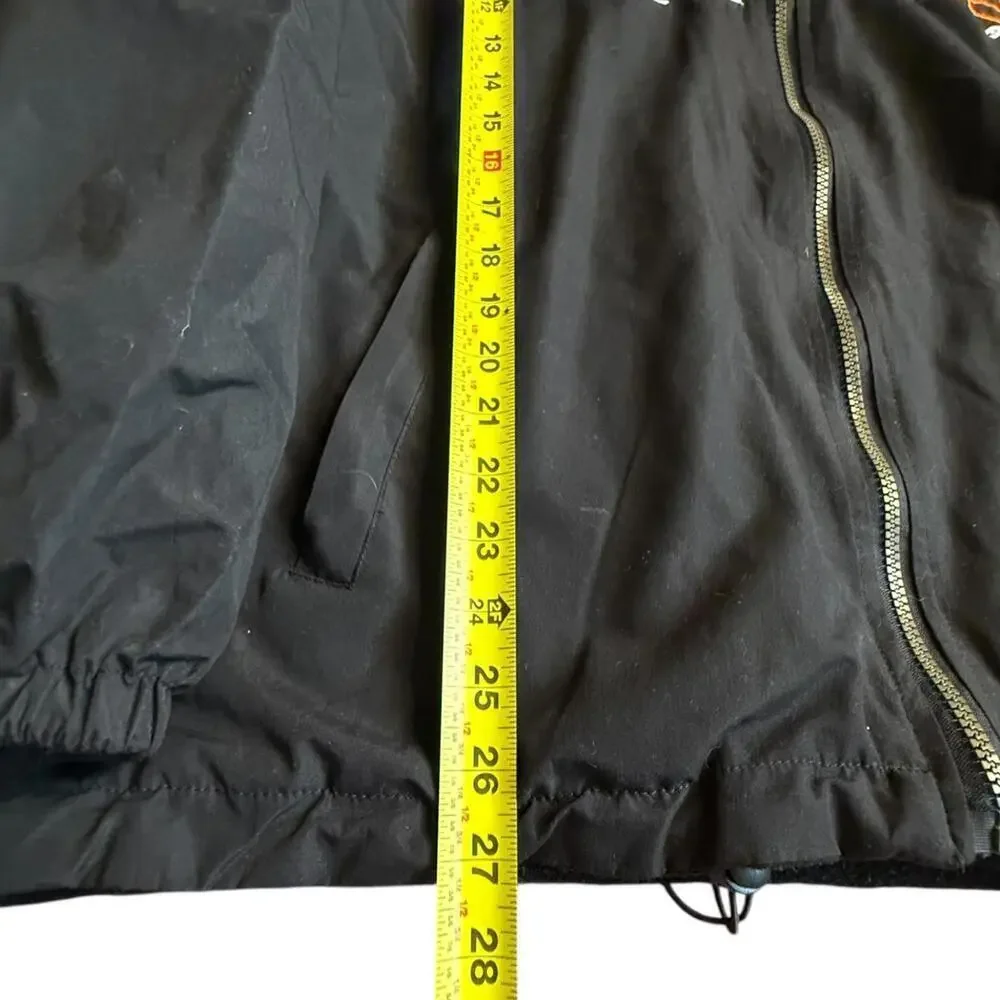 Spring Mountain Fleecewear Co. San Francisco California Blk Hoodie Jacket Size L