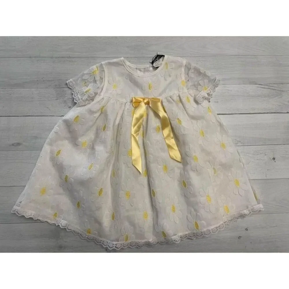 Girls Vintage JoLene‎ Sunflower Dress 2T