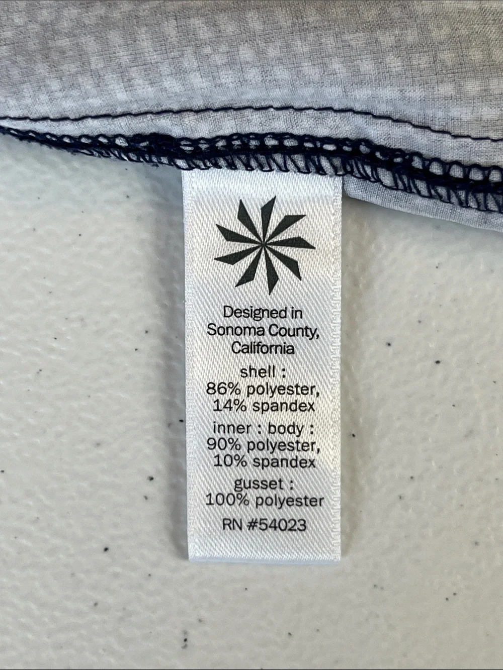 Athleta blue white
