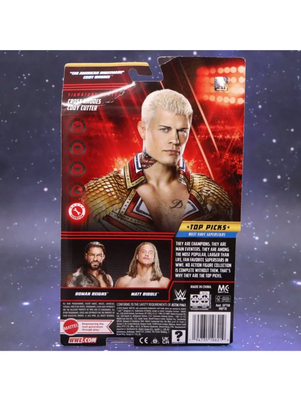 Mattel packaging has