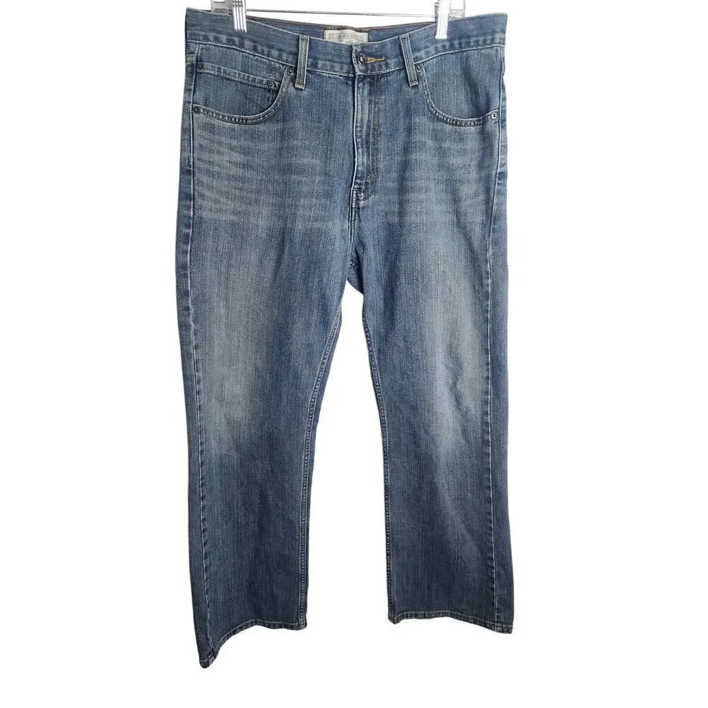 Levis mens low loose bootcut jeans sz 34x32* measures 35x30 y2k skater grunge