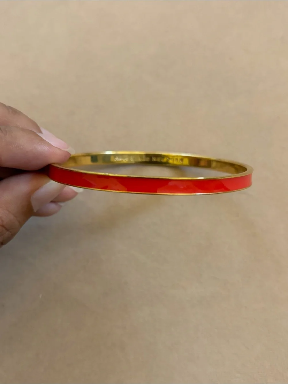 Kate Spade Enamel “Take Heart” Bangle