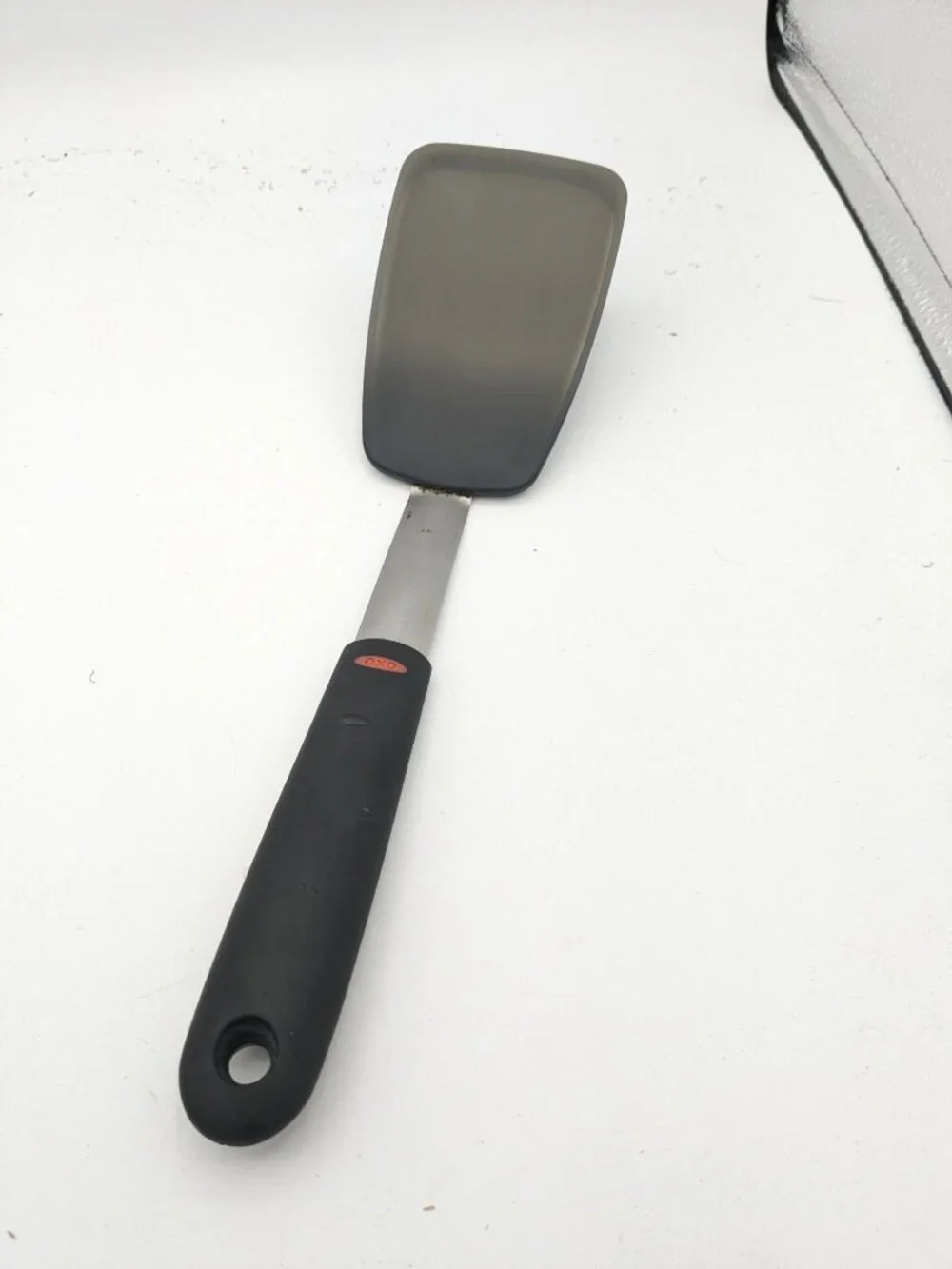OXO Good Grip Black Silicone Flexible Turner Solid Spatula 13 1/2