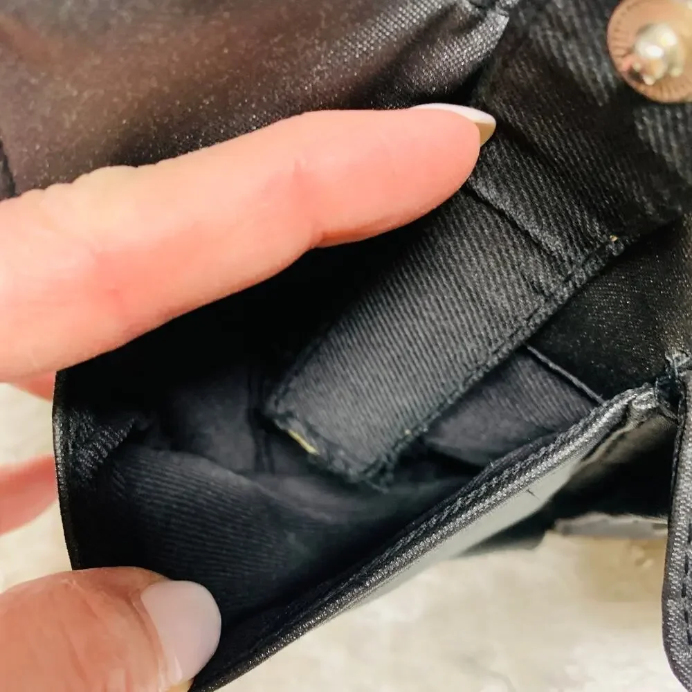Y2k Mini Black Sparkle Cross Body Shoulder Bag