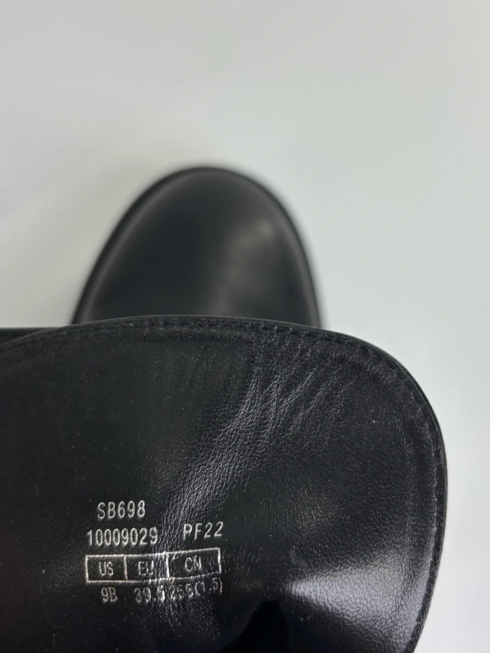 Stuart Weitzman Ryder boots 9 black Geo Buckle Pearl Crystal