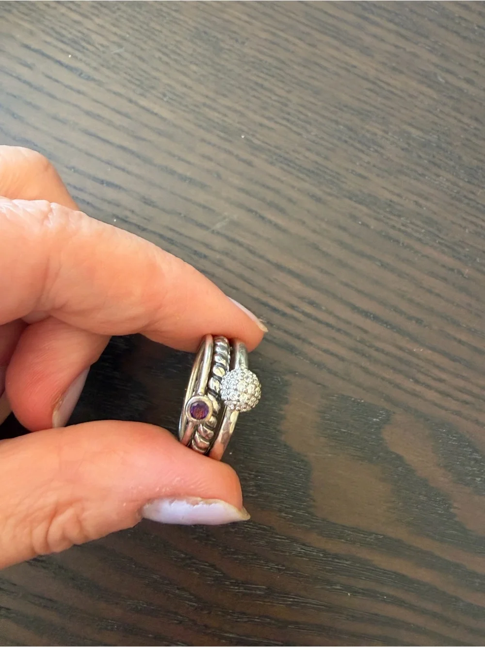 Sterling Silver Stackable Women's Ring Set - Silpata