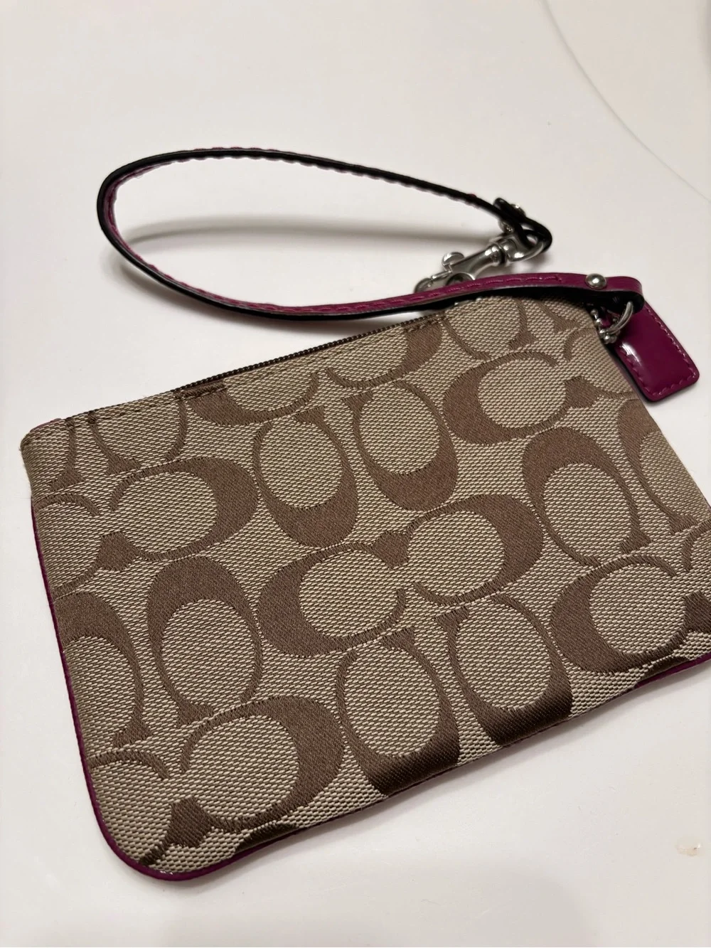 Coach compact wristlet