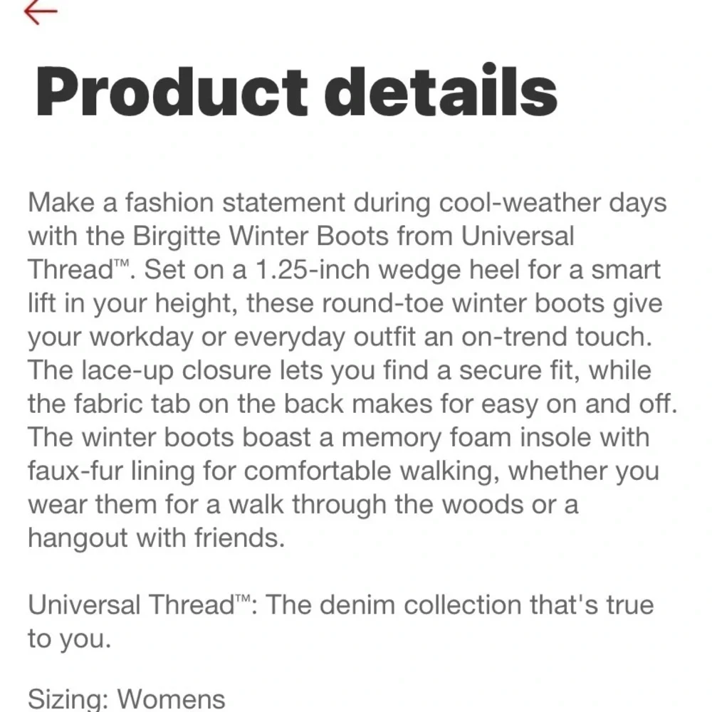 Universal Thread women birgitte