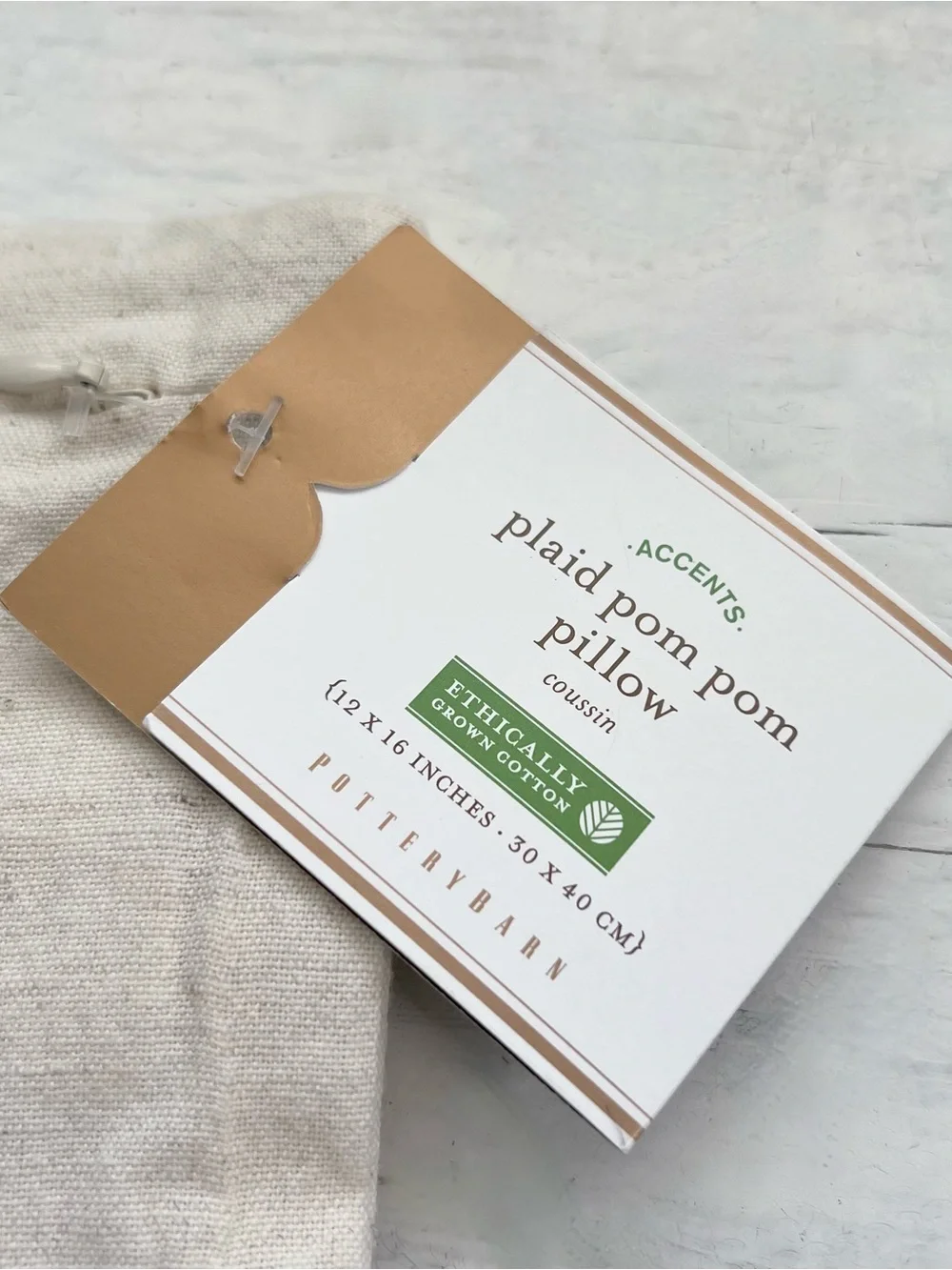 Pottery Barn festive cream