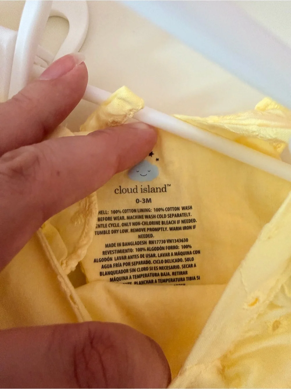 cloud island soft yellow