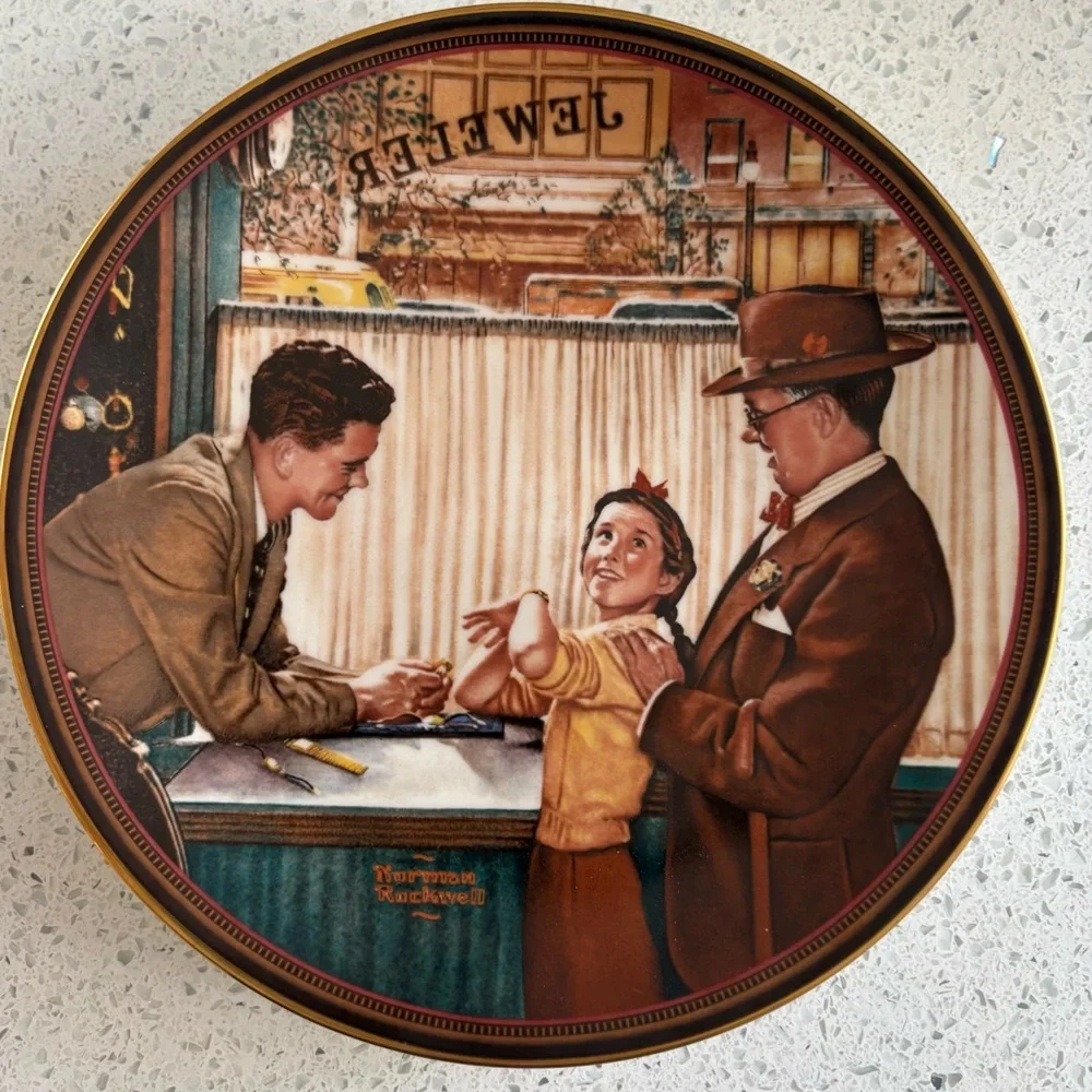 Norman Rockwell “A Time to Keep” Collector Plate – Knowles Fine China