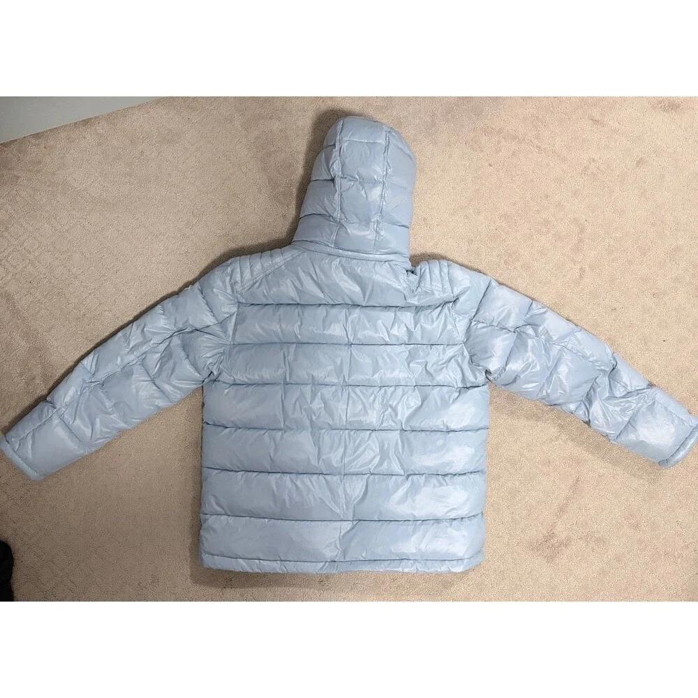 Guess Sky Blue Puffer Jacket